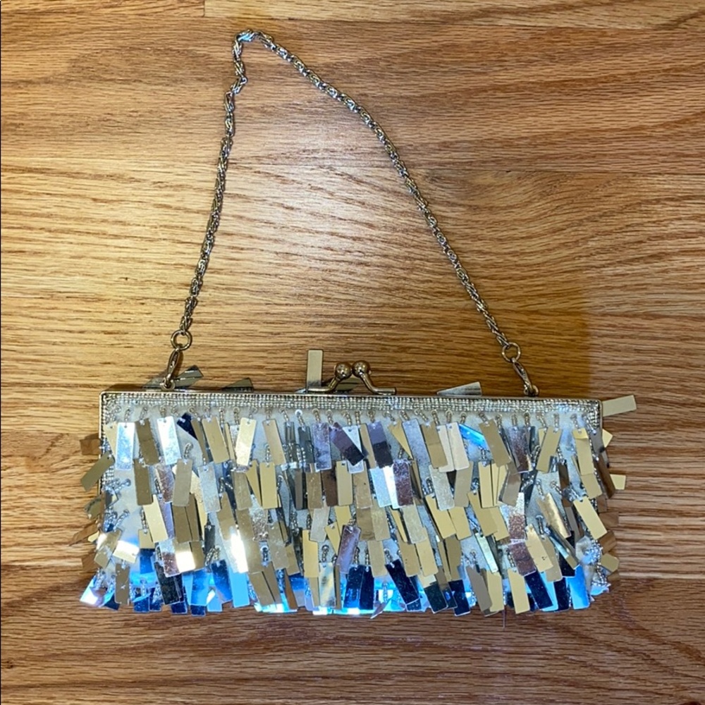 Silver Evening Bag